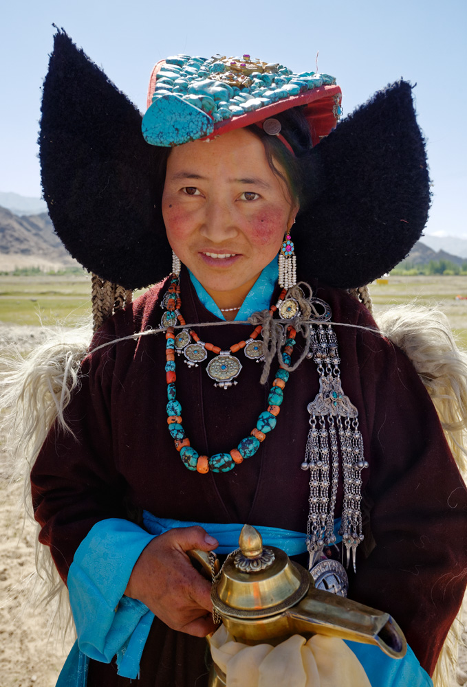 Traditional Headdress Perak - Sindhu Darshan Shey, Ladakh